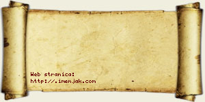 Anica Ćokić vizit kartica